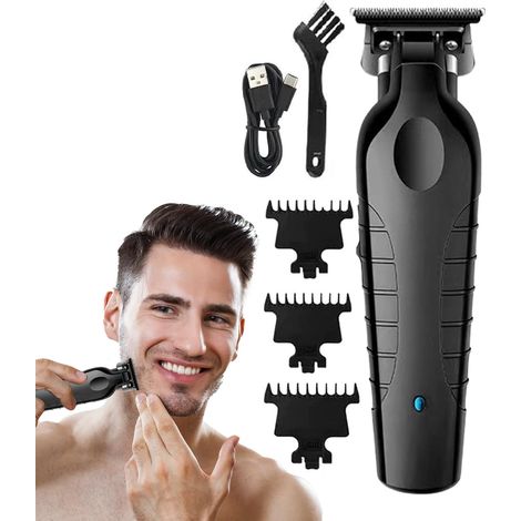 Terrimateur de cheveux électrique, coupe-ailettes électriques pour hommes Toiletteur rechargeable professionnel,Kit toilettage silencieux électriques, tondeuse le - (1/5)