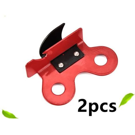 Ouvre-boîte multifonction - Acier inoxydable - Portable - 2 pièces - Rouge (1/4)