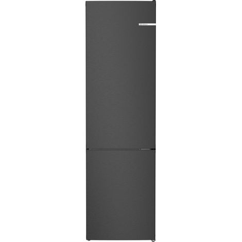 Bosch Serie 4, Freistehende Kühl-Gefrier-Kombination mit Gefrierbereich unten, 203 x 60 cm, Gebürsteter schwarzer Stahl AntiFingerprint, KGN392XCF (1/5)
