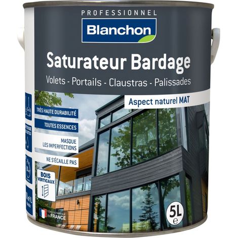 Saturateur bardage opaque - chêne clair - 5 litres - BLANCHON (1/3)
