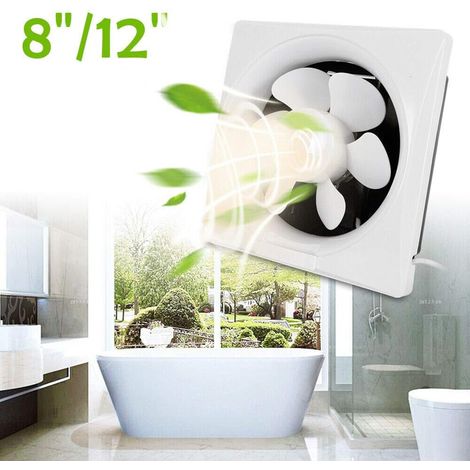 Abluftventilator 1000m³/h 390mm Stromstrom 40 W 220 V 12 Zoll Rundwandventilator mit Küche Bad Belüftungsfenster und Keller