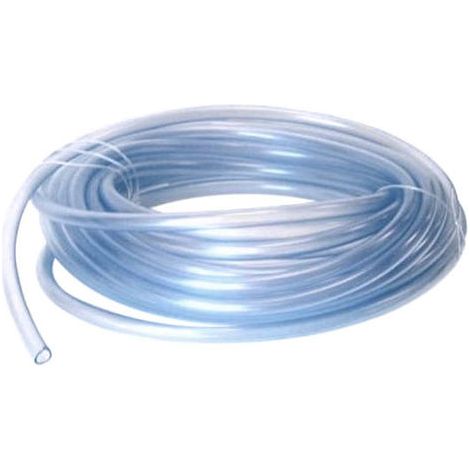 Tuyau souple PVC alimentaire transparent 6 x 9 mm – Longueur 25 m – Mono couche sans phtalate – Température -15°C à +60°C (1/2)
