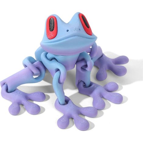 Magnetische, bewegliche Frosch-Schreibtischdekoration – Niedliche, bewegliche Frosch-Dekoration für Kinder und Erwachsene