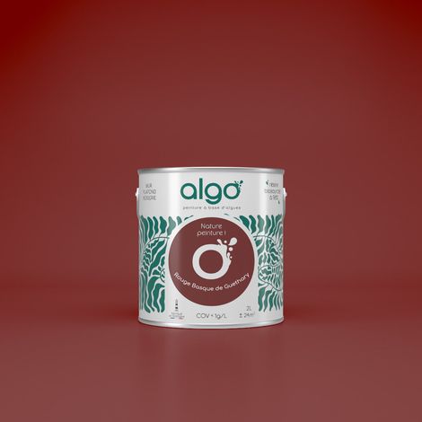 Peinture écologique Algo - Rouge Basque de Guéthary - 0.5L / Satin (1/3)