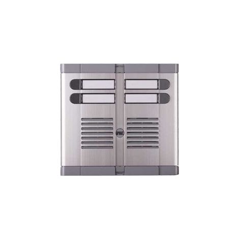 Frontale 4 pulsanti su due file con scatola per posto esterno 925/204