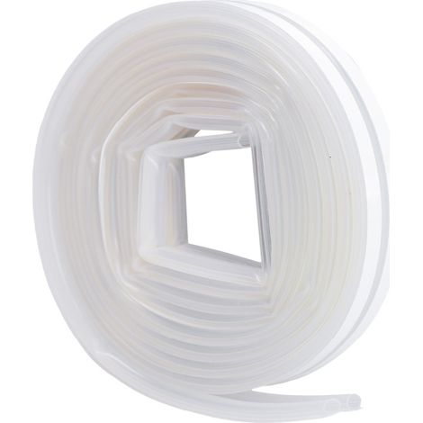 Burlete de silicona adhesivo 9mm 6M Transparente