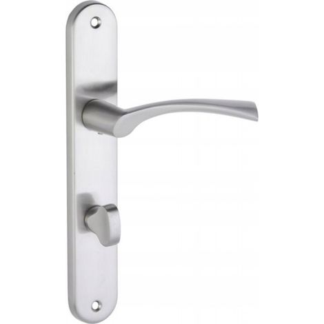 Poignée de WC NOA Satin 72 mm à plaque longue