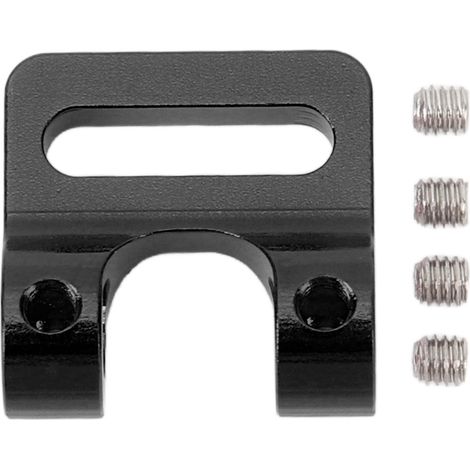 Modulare Aluminium-Kabelführung (1/10) für 1/10 RC Crawler-Rohrstoßstange, verstellbar, schwarz (1/5)
