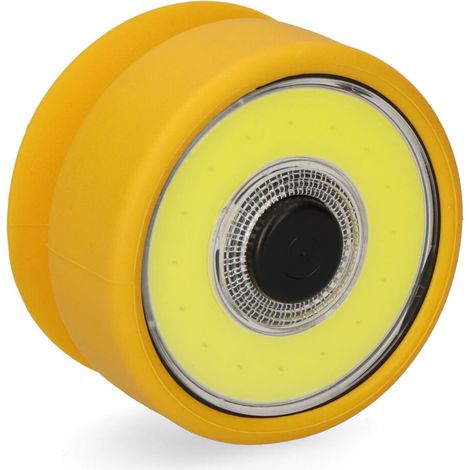 Torcia led cob da 2w con magnete e ventosa, batterie 3xaaa incluse EDM Colori assortiti