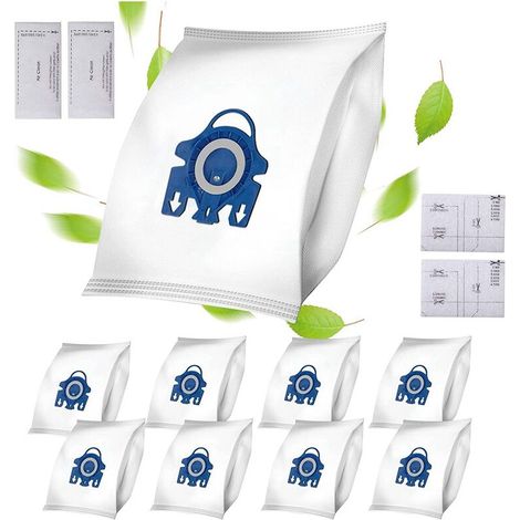 3D-Effizienz-Staubsaugerbeutel für Staubsauger GN 9917730, 2 Luftreinigungstabletten und 2 Motorfiltertabletten – AquaForge