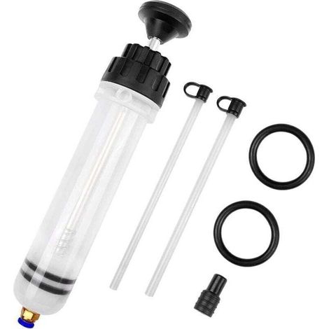 Seringue d'aspiration d'huile 200ml seringue de Liquide de Frein,extracteur de Liquide d'huile, extracteur de Liquide et Pompe de Remplissage,Liquide de Refroidissement