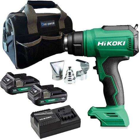 Hikoki RH18DAW4Z 18V Cordless Heat Gun + X2 2AH Battery + Charger + Bag (1/5)