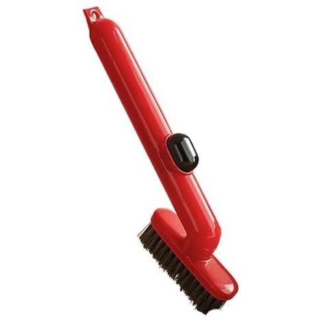 Brosse à poils durs – Brosse rotative à 360° pour espaces étroits – Brosse d'angle avec distributeur de détergent – pour toilettes, lavabo, sols, carrelage, joints, (1/5)