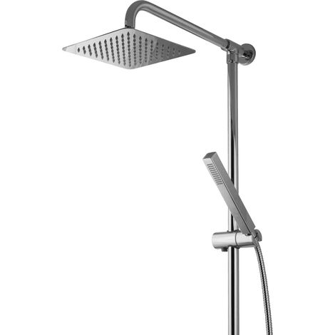 Système de douche à effet pluie PaulGurkes avec douchette carrée 20 cm