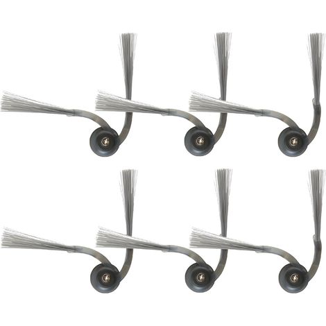 6 Pièces Brosse Latérale pour Roborock Q10S5, Q7M5, Q7L5 QrevoS5V, Qrevo Curv S5X, Qrevo Edge S5A, Saros 10R, Saros 10, Latérale Accessoires de Rechange Accessoire Robot Aspirateur (1/5)