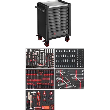 VIGOR Werkstattwagen Series L, mit Sortiment, 344-tlg., Anzahl Werkzeuge: 344, Art.Nr. V4560-X (1/4)