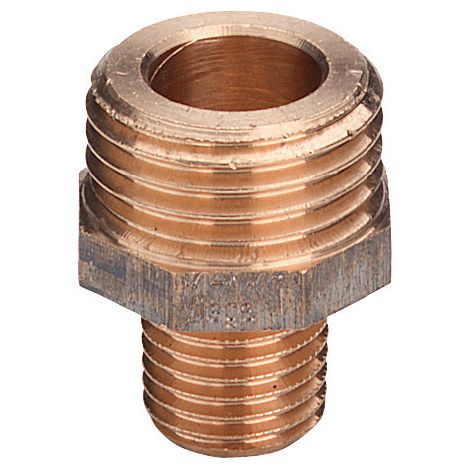 Viega Übergangsnippel, R 1/4, G 3/8 Rotguss oder Siliziumbronze Modell 3247, 458782 (1/3)
