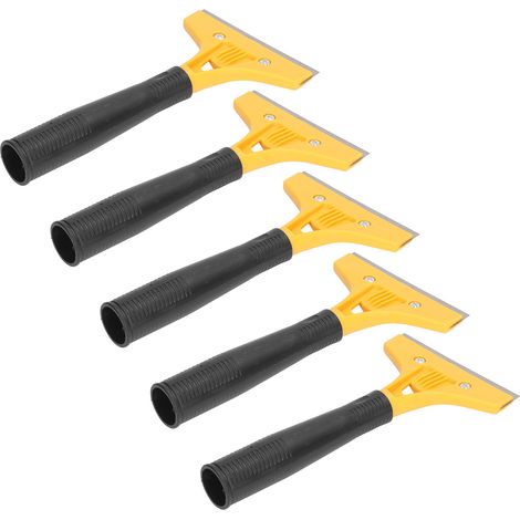 Racloirs Multifonctionnels Portables pour Nettoyage, Grattoir à Peinture pour Verre et Carrelage, Lot de 5 (1/5)