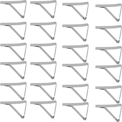 Lot de 24 pinces à nappe en acier inoxydable, stables et résistantes, pour pique-nique en extérieur, jardin ou autre. (1/5)