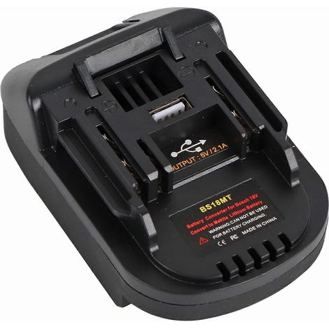 Adaptateur secteur pour outils électroportatifs Bosch au lithium, accessoires industriels, 18 V, BS18MT