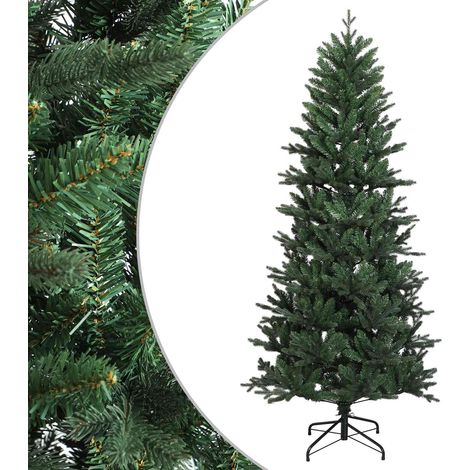 Artificial Hinged Christmas Tree 180 cm PVC and PE Green vidaXL (1/5)