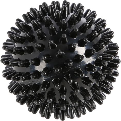 Black Massage Spiky Ball - Pain Relief, 6cm (1/5)
