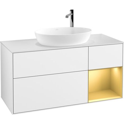 Villeroy & Boch F951HFGF Meuble sous-lavabo Finion F95 (1/2)