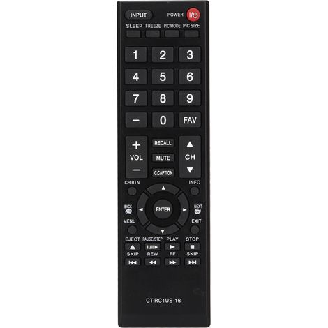 Télécommande TV pour Toshiba 55L310U 43L310U 40L310U 28L110U 65L350U LCD - Télécommande CTRC1US16 (1/5)