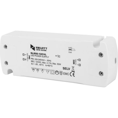 Alimentatore universale a tensione costante per illuminazione a LED 50W SLD 12V per mobili (1/3)