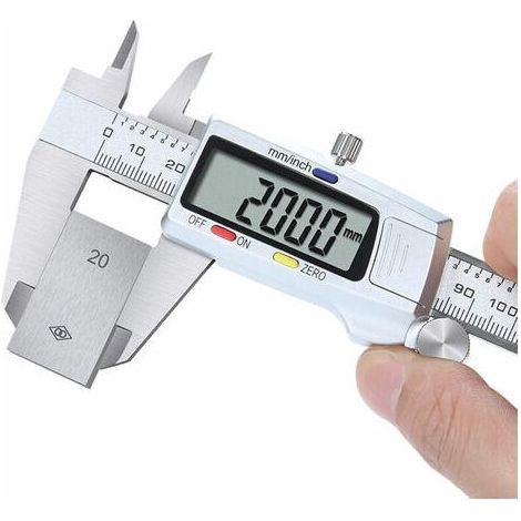 Pied à coulisse électronique en acier inoxydable haute précision 0-150mm pied à coulisse électronique numérique pied à coulisse (1/5)