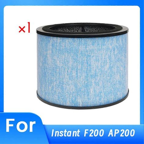 Filtre HEPA 3-en-1 de rechange pour purificateur d'air Instant AP200 F200 (1 pièce)