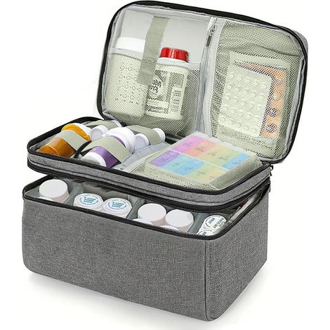 trousses de premiers secours à domicile pour médicaments d'urgence, suppléments ou trousses médicales (sacs seulement) (1/5)