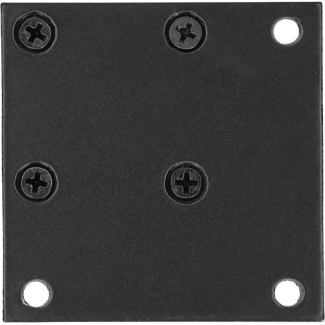 4 Pieds de Meuble Réglables en Hauteur, Support Carré en Alliage d'Aluminium pour Canapé, Armoire ou Table - 60mm - Lot de 4 (1/5)