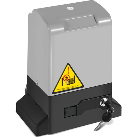 SWANEW Apriporta scorrevole 370W, 800kg, kit apriporta di sicurezza con 2 chiavi e telecomando, cancello scorrevole elettrico (1/5)