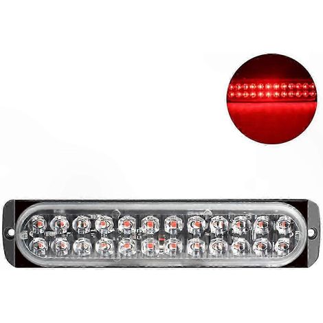 Feux de position latéraux 12V 24 LED pour bateaux, camions, remorques, camping-cars, étanches, indicateurs avant/arrière, feux de gabarit pour véhicules. (1/5)