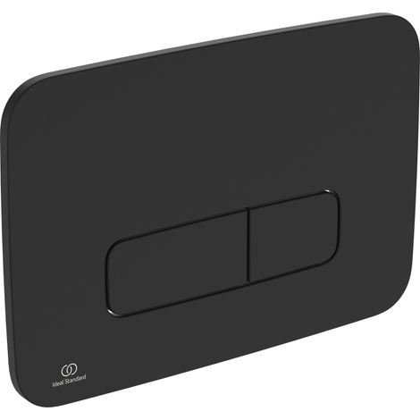 Ideal Standard Plaque déclenchement wc OLEAS, double flux, mécanique, noir mat (1/5)