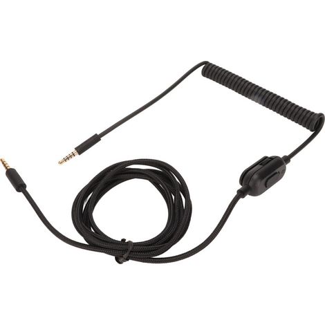 Câble de remplacement en spirale 3,5 mm pour casque gaming Logitech G PRO, G233, G433 (1/5)