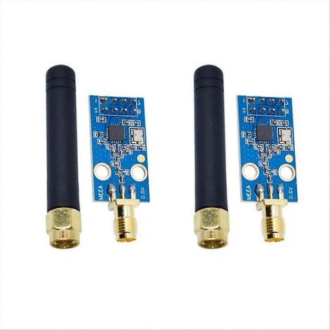 Module émetteur-récepteur radiofréquence CC1101 avec antenne SMA, module émetteur-récepteur sans fil pour 433 MHz, améliore le signal, B (1/5)