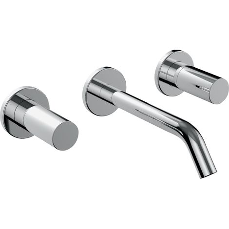 LAUFEN Kartell Mitigeur de lavabo à encastrer à 2 poignées, bec (1/4)