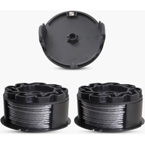 Lot de 2 bobines de fil de rechange pour coupe-bordure universel GrassCut 18 V-26/18 V-260/18 /18 /18-260 avec couvercle de bobine de coupe-bordure F016800570 (1/5)