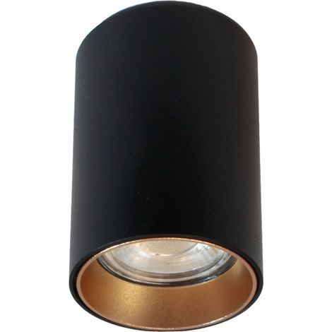 Foco de superficie Basic II Negro