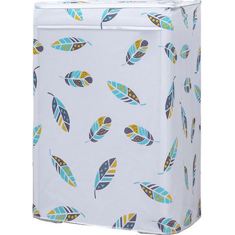 Washing Machine Protective Cover Front Load Washing Machine Dryer Waterproof (Geometry Pattern)6-8kg (58 62 85) (1/5)