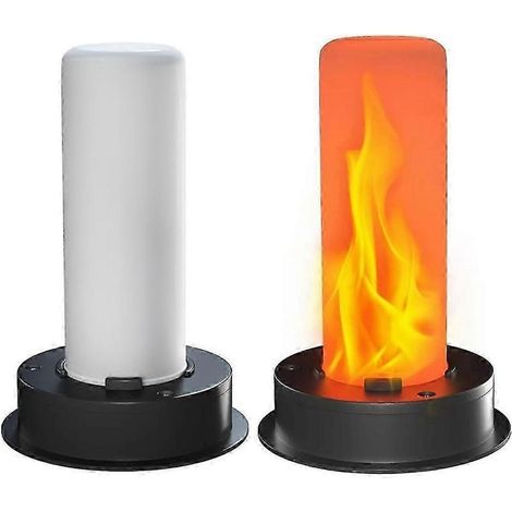 Têtes de lampe solaire de rechange 2 pièces pour lanternes extérieures - effet flamme (1/5)