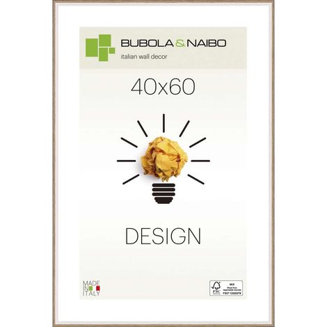 Cornice Portafoto 40x60 cm in Legno Certificato FSC - Cornice da Parete per Quadri