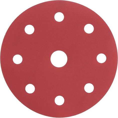 Disque abrasif - Radix - Pro - Velcro 125 mm - P240 - 9 trous (50 pcs) (1/2)