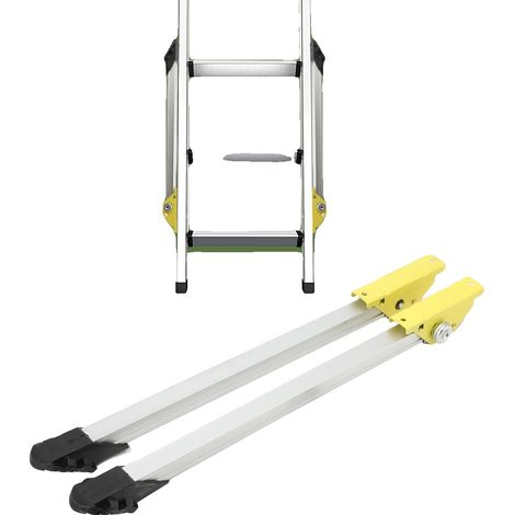 Stabilisateur d'échelle, alliage d'aluminium, longueur 630 mm, charge maximale 200 kg, poids 0,61 kg, s'adapte aux échelles à marche standard (1/5)