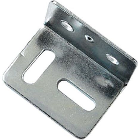 Bulk Hardware BH01682 Plaque equerre coudee, 38 mm, Set de 10 Pieces