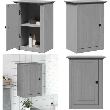 vidaXL Bad-Wandschrank BODO Grau 44x30x60 cm (1/5)