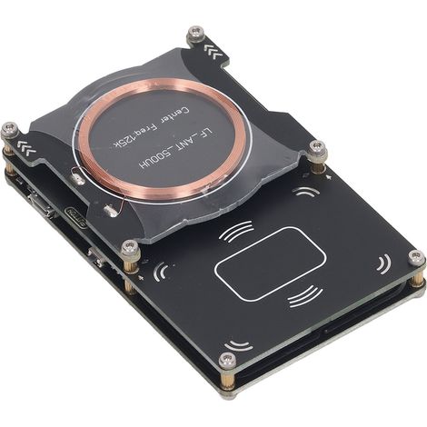 Kit Lecteur NFC 512kb Copieur Écrivain Carte ID avec 4 Cartes UID et 1 Porte-clés UID pour Portail d'Appartement (1/5)