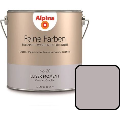 Alpina Feine Farbe No 20 2,5 l Graziles Graulila Leiser Moment